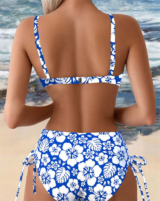 Badedragt Sexet Blomstret Bikini