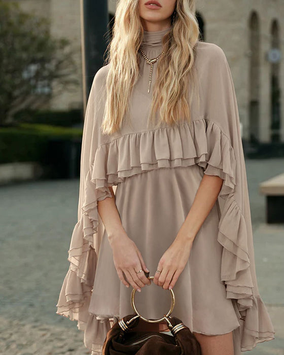 Sæt Elegant Chiffon Cami Kjole Todelt