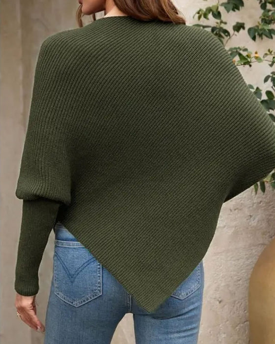 Pullover Stilfuld Blomstret Uregelmæssig