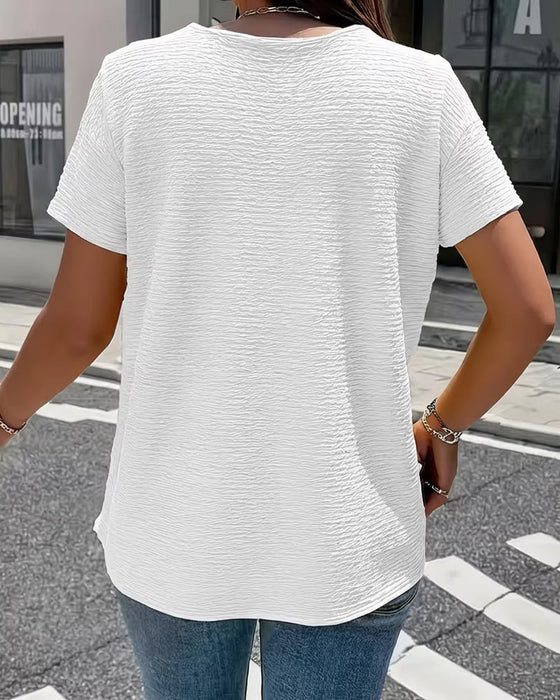 T-shirt Peter Pan Krave Tre Knapper
