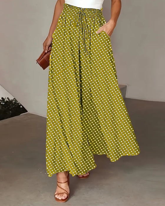 Bukser Polka Prik Tryk Lang