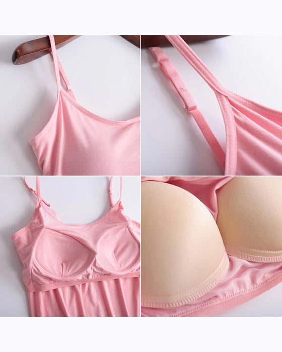 Tanktop med indbygget BH