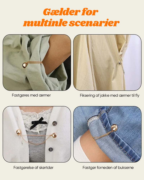 Multifunktions magnetiske tøjclips