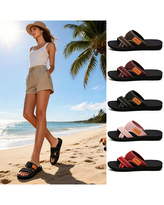 Sandaler Minimalistisk Mesh Slip-On Mode Skyde
