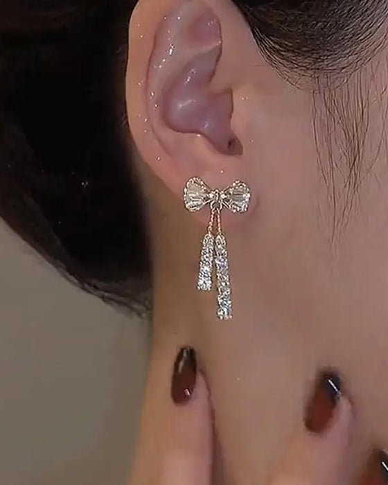 Øreringe Glitrende Sommerfugl