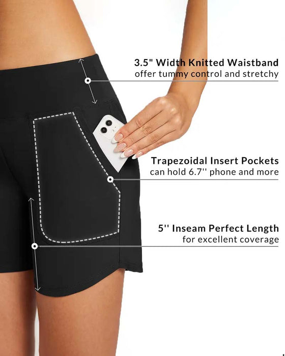 Shorts Høj Talje Splat Sporty Casual