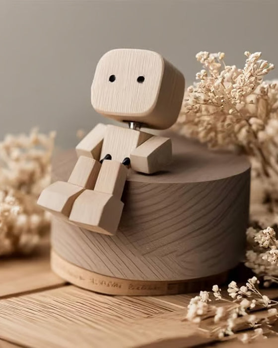 Træfigur Charmende Vippende Ben Lille