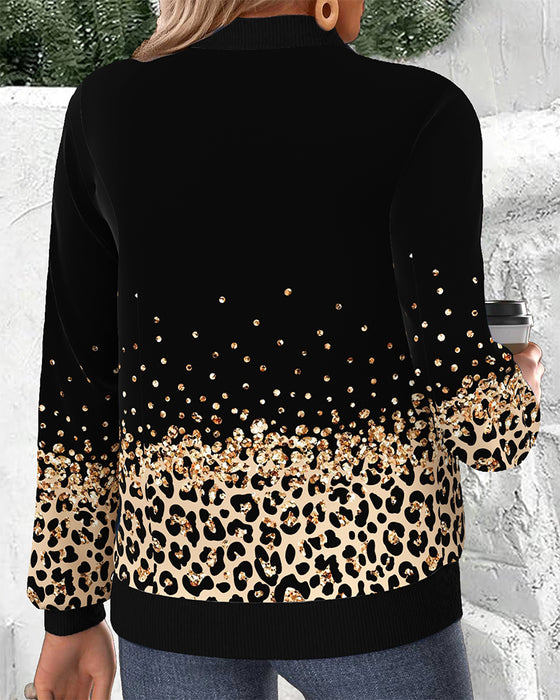 Frakkepositionering Leopardprint