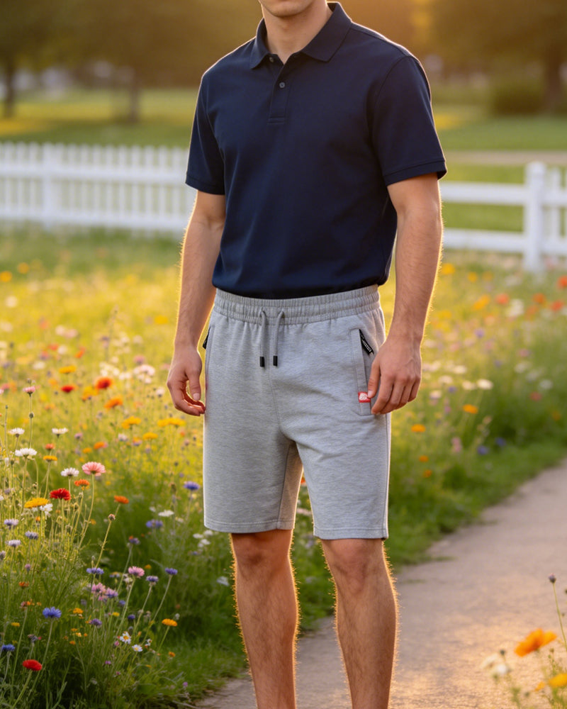 Shorts Herre Ensfarvet Strand