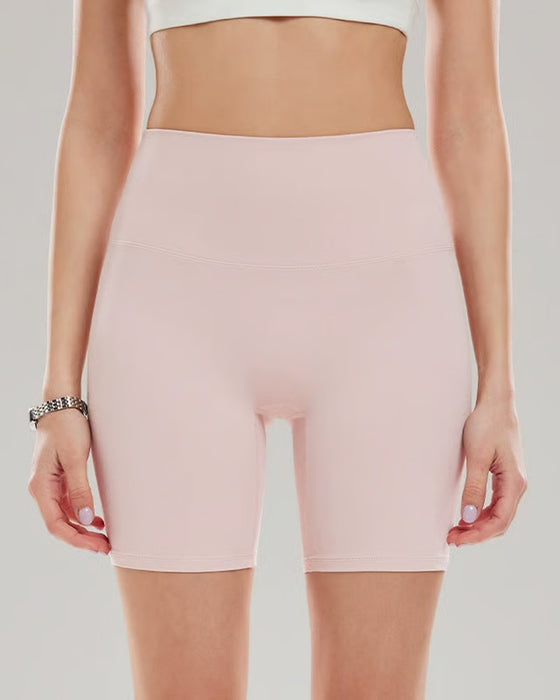 Shorts Ensfarvet Yoga Sport