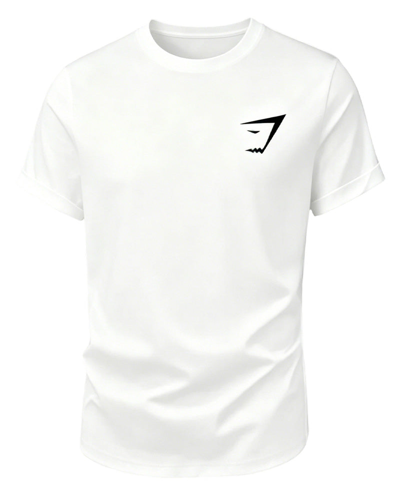 Herre T-Shirt, Rundhalset, Korte Ærmer