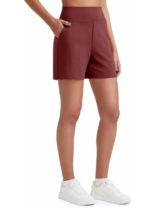 Shorts Høj Talje Atletisk Løb