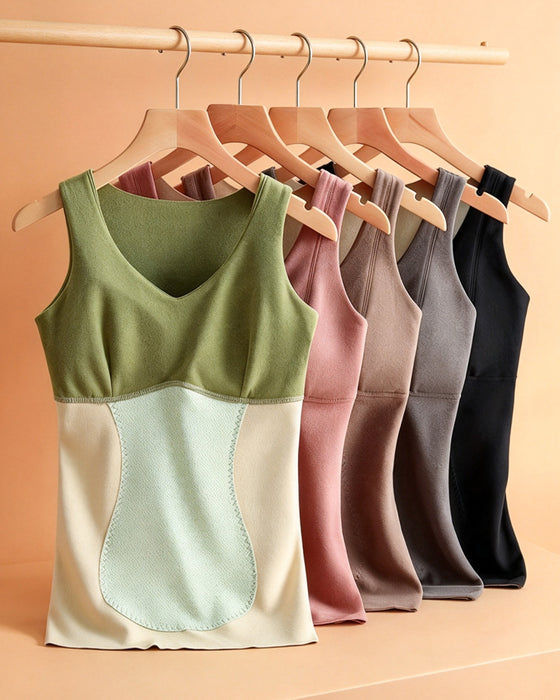 Tanktop Ensfarvet Termisk