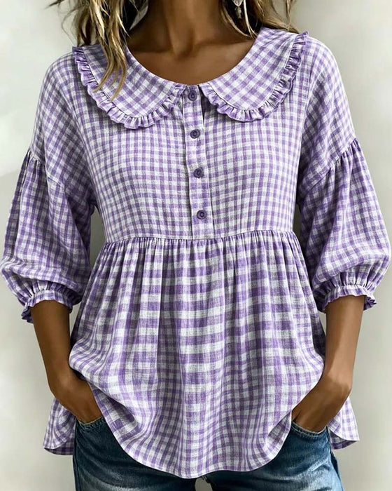 Bluse Peter Pan Kraveternet Taljeret
