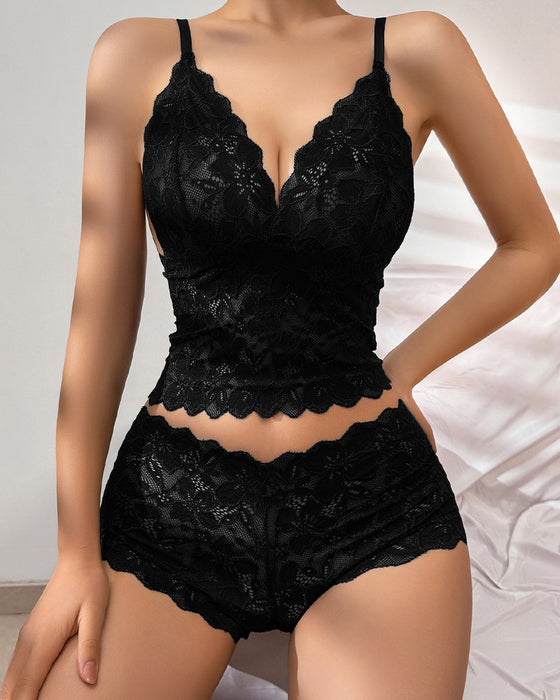 Sæt Sexet Blonde Lingeri