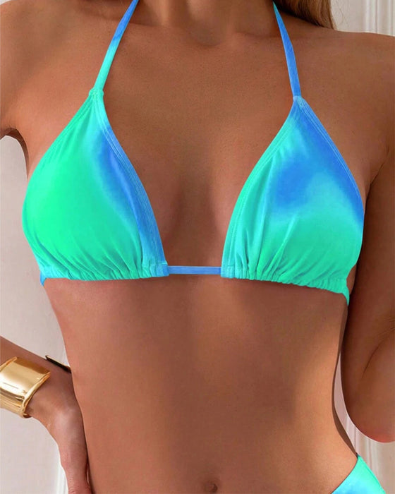 Bikini Tie Dye Trykt