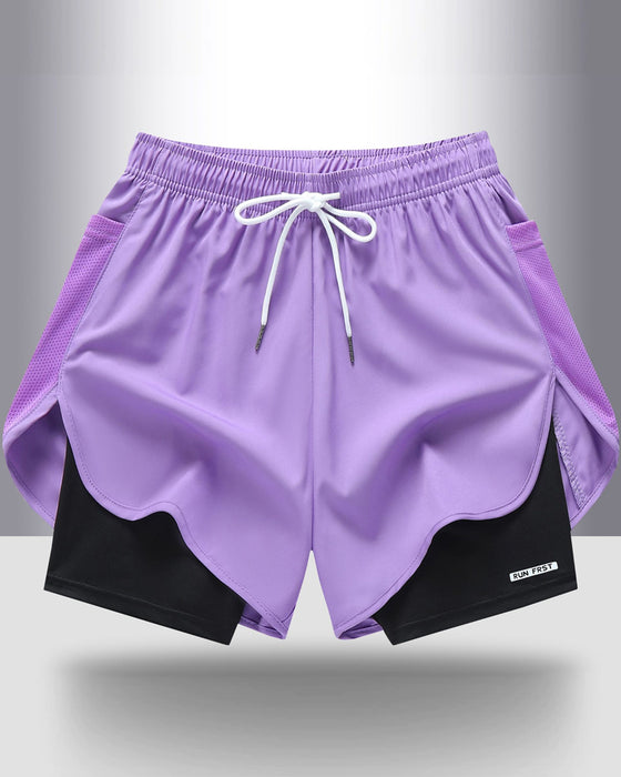 Shorts Åndbar Hurtigtørrende Dobbeltlag