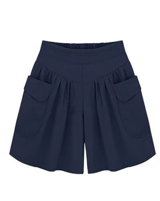 Shorts Løse Høj Talje Slankende