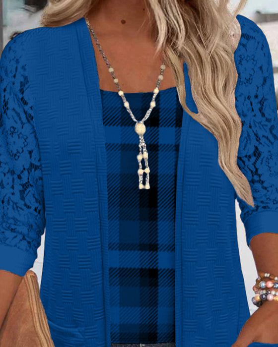 Top Med Faux Todelt Ternet Design