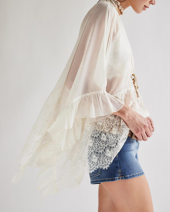 Cover-Up Blonder Patchwork Mesh