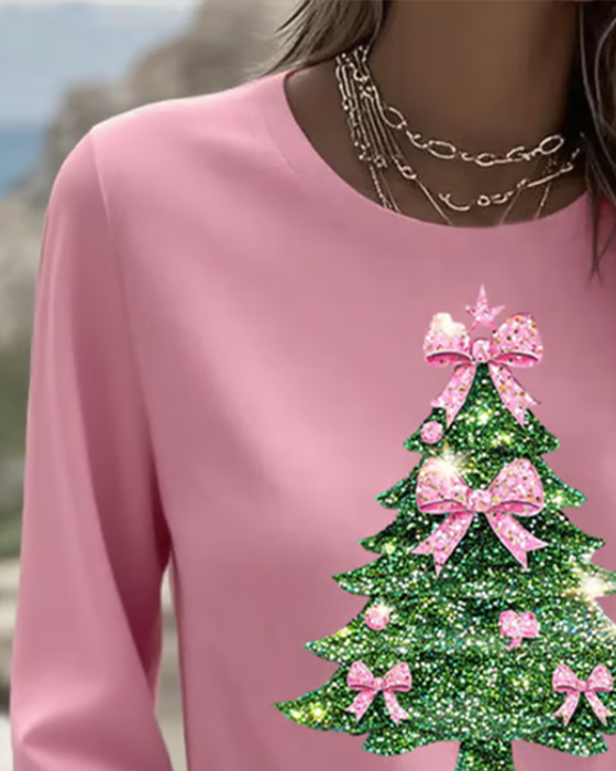 Juletop Med Trekvartærmer