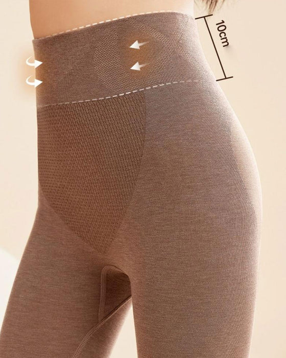 Leggings Enfarvet Høj Talje