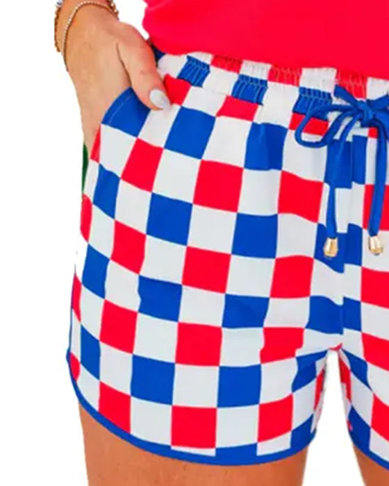 Shorts Skakbræt Snor Casual