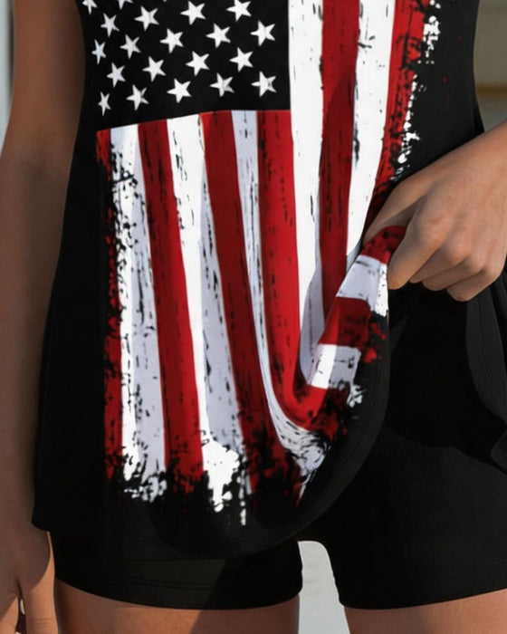 Tankini Flag Casual Todelt
