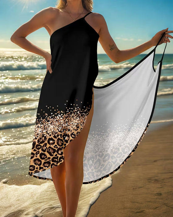 Dress Spagettiband Sexig Strand