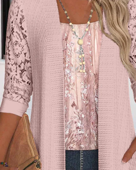 Topp Med Faux To-Dels Look Og Lappearbejde