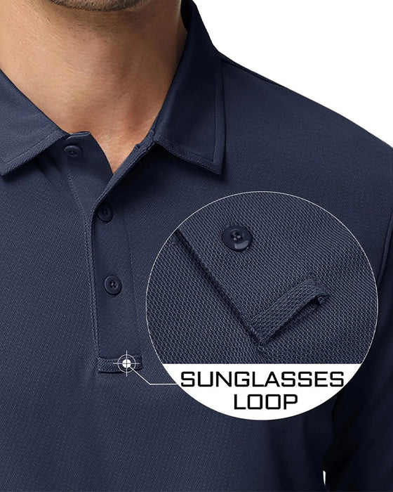 T-Shirt Polo Krave Lang Ærme Afslappet