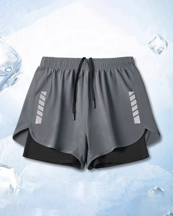 Herre Shorts Bokserstil Dobbelt Lag Beskedenhed
