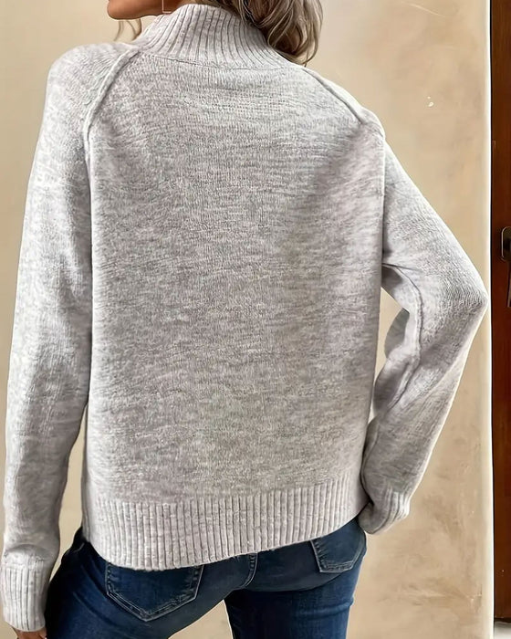 Sweater Med Polokrave Og Knapper