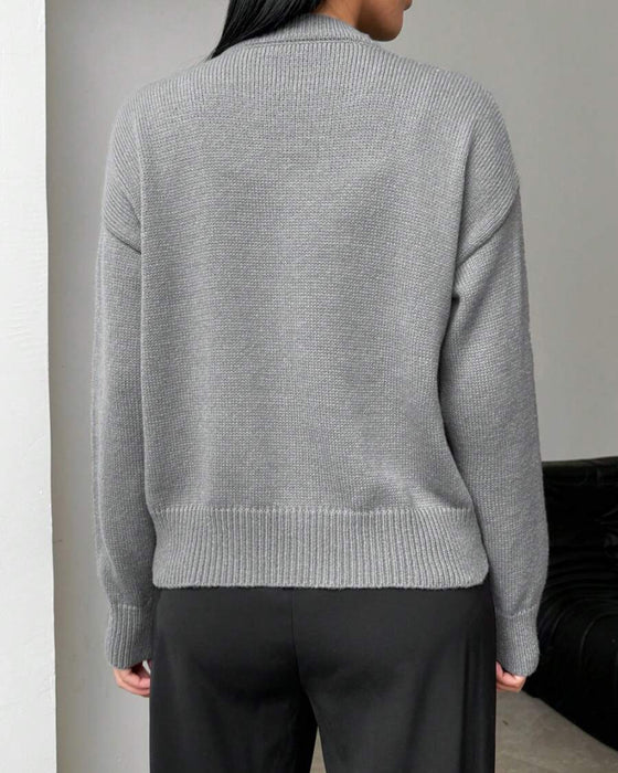 Modern Sweater Med Slidsøm
