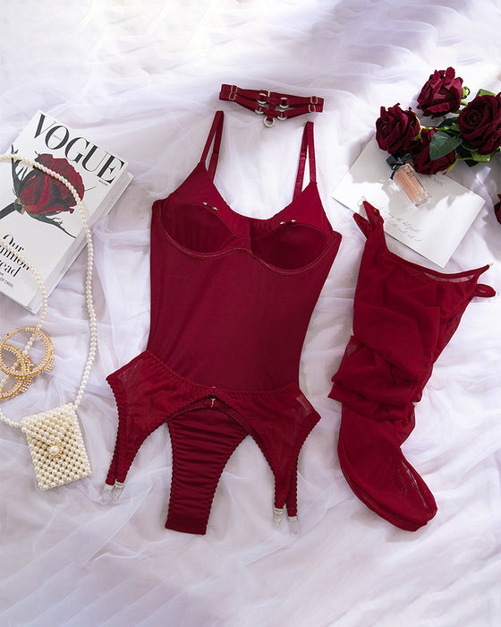 Lingerie Ny Mode Luksus Overraskelse Gave Nattøj Fest