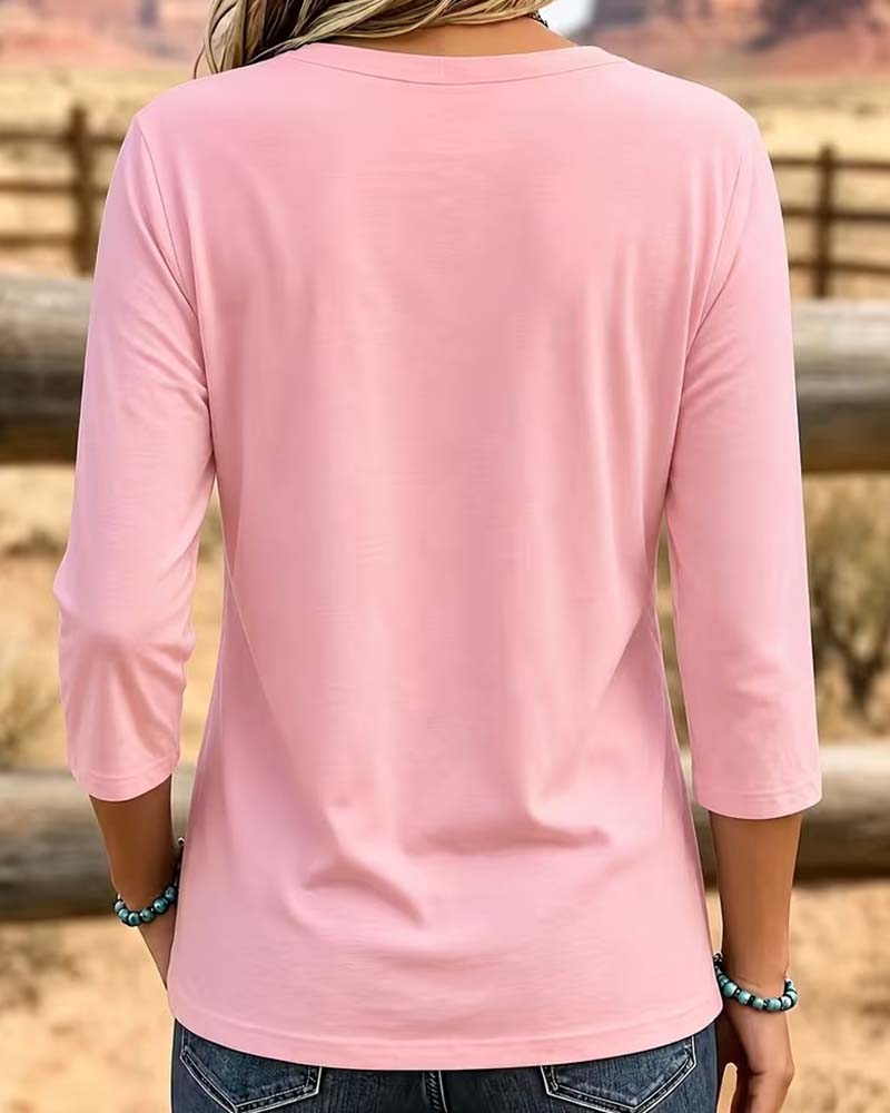 Top Crew Hals Patchwork Asymmetrisk Søm