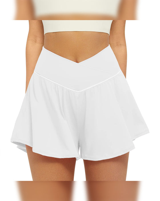 Shorts Med Høj Talje Ensfarvet