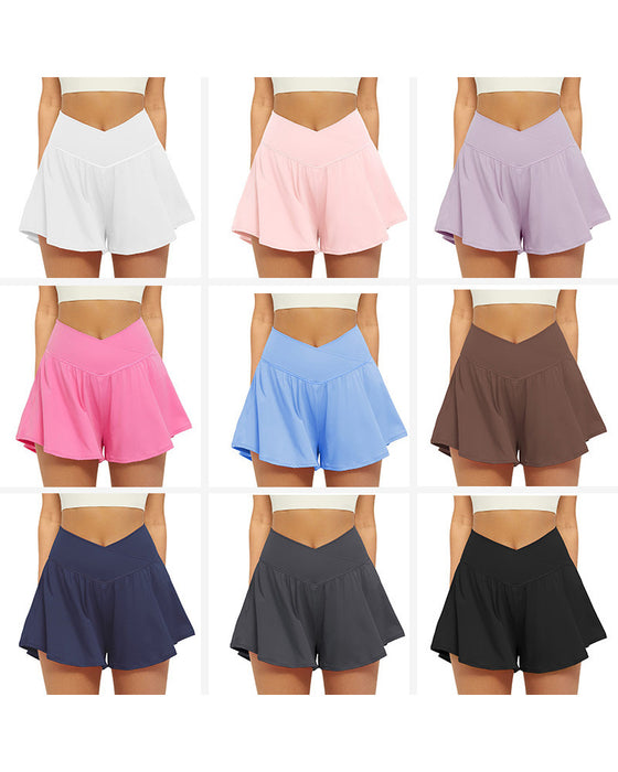 Shorts Med Høj Talje Ensfarvet