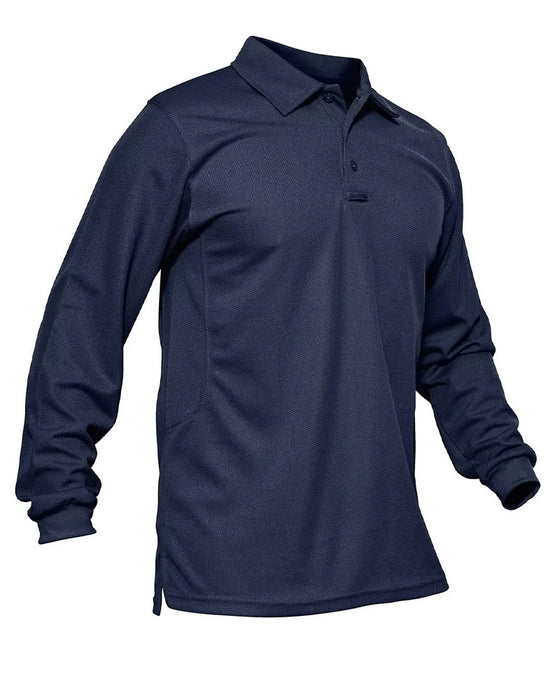 T-Shirt Polo Krave Lang Ærme Afslappet