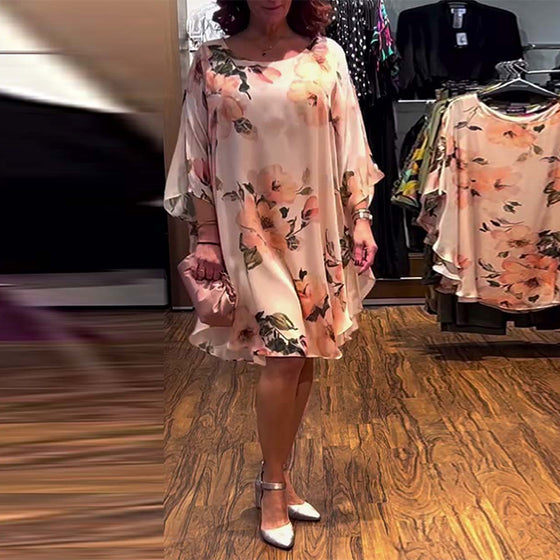 Kjole Trykt Flagermuseærme