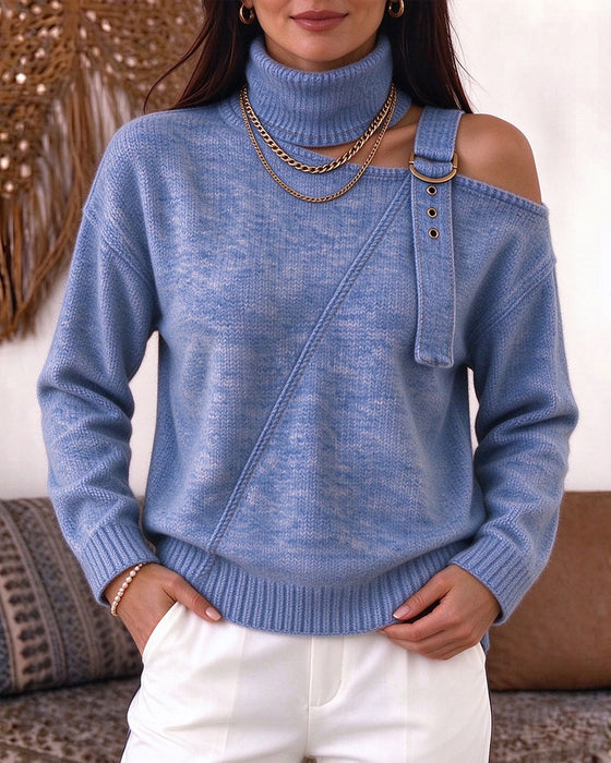 Sweater Turtleneck Langærmet Modne