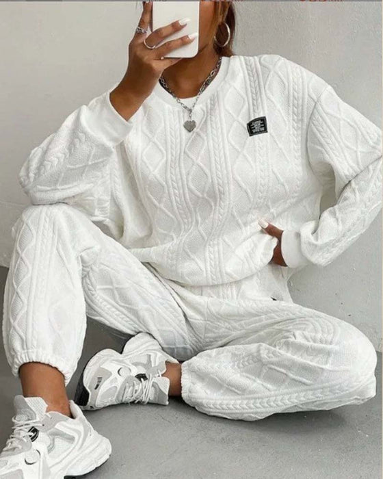 Topless Sæt Trådet Jacquard Casual