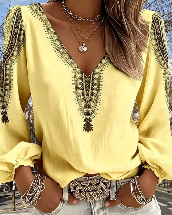 Bluse Pufærme Bohemian