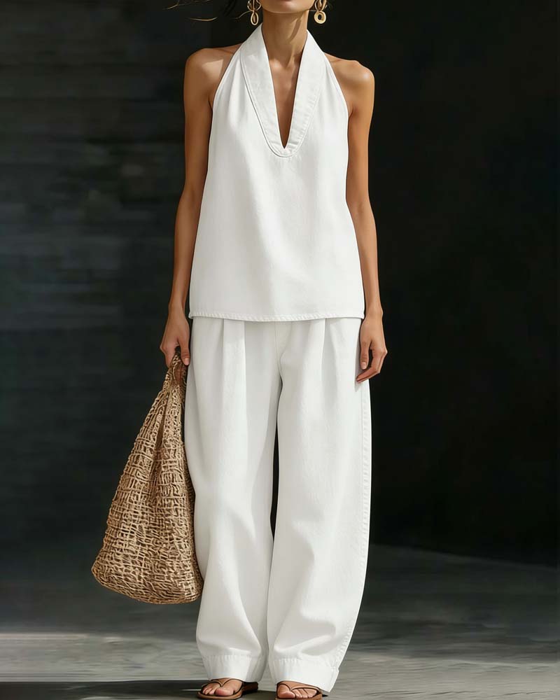 Set Mode Halsstrik Denim