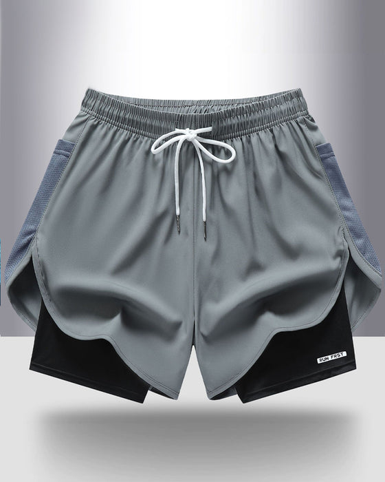 Shorts Åndbar Hurtigtørrende Dobbeltlag