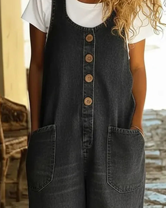Springedragt Afslappet Lomme Denim