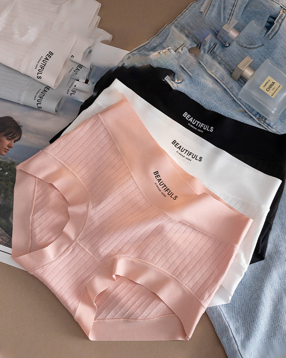 Trusser Langfibret Bomuld Høj Talje