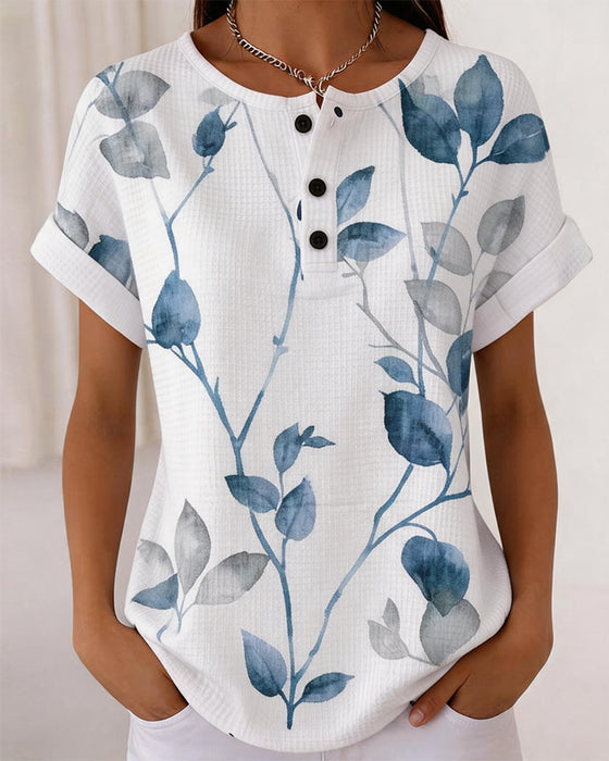 Top Vaffel Blad Tryk