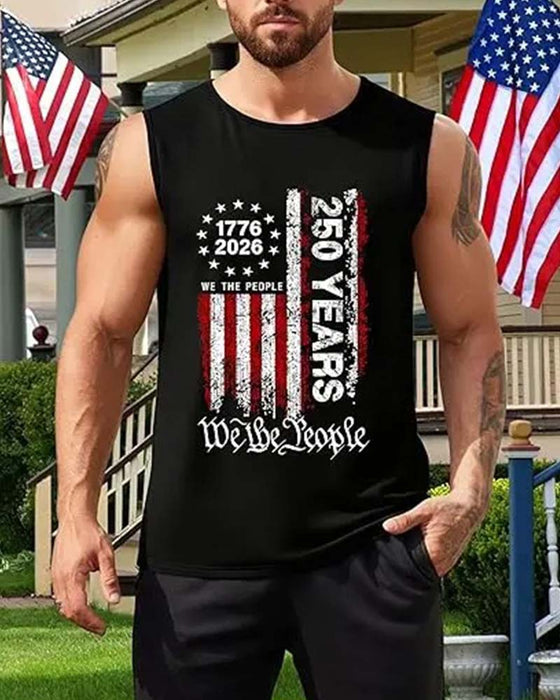 Herre Tanktop Afslappet Ærmløs
