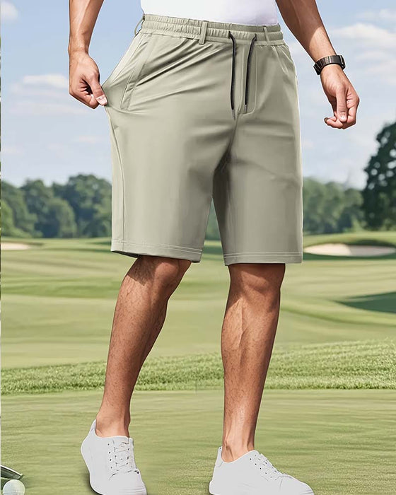 Shorts Elastisk Talje Snørebånd Herre
